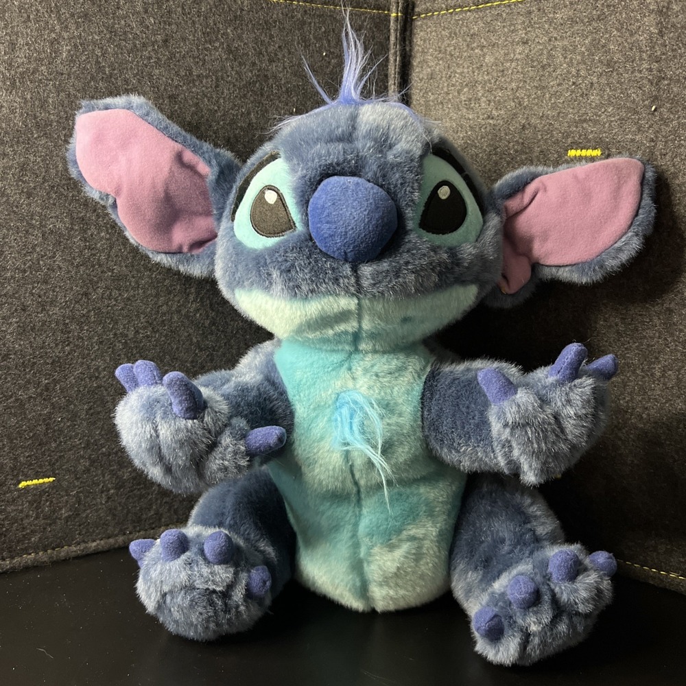VTG Stitch Disney Store Limited 14"‎ Plush Stuffed Animal Stitch as Dog